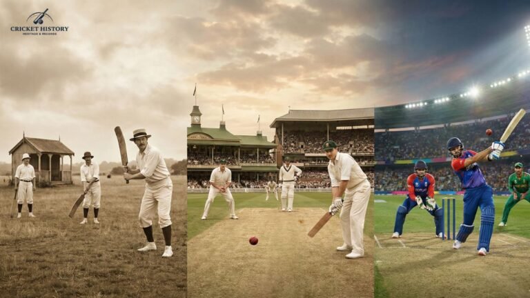 History of Cricket: From Its Origins to the Modern Era